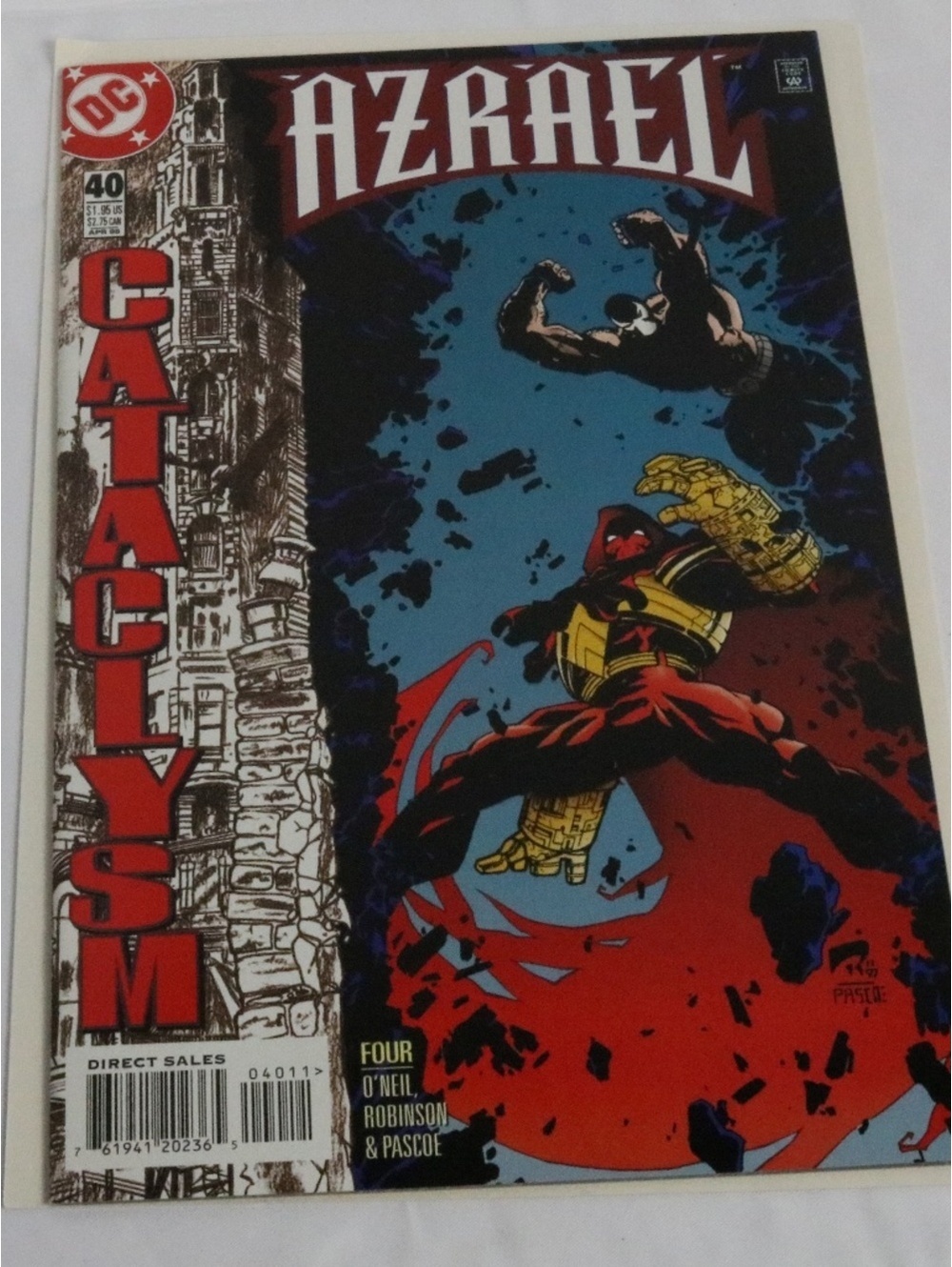 Azrael #40 (DC Comics, April 1998) - Cataclysm Part Four - O'Neil, Robinson & Pa